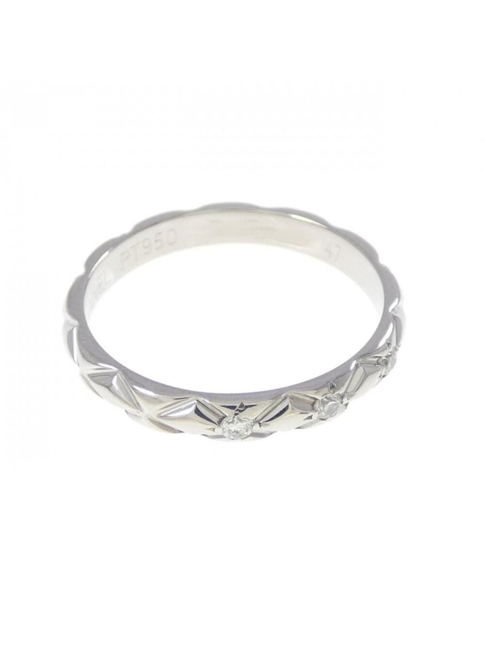 Chanel Quilted Ring Silver - Picture 4 of 7